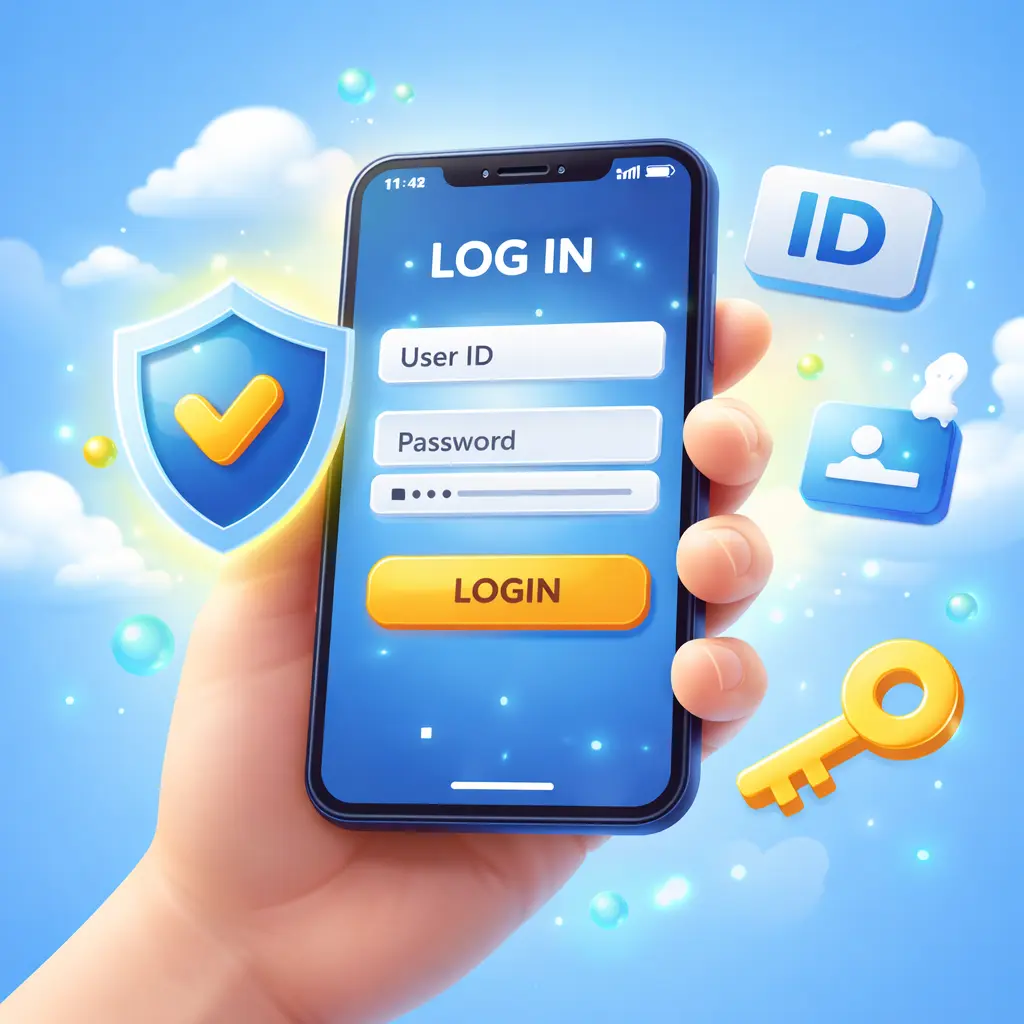 Login lewat ID Pengguna di Mobile